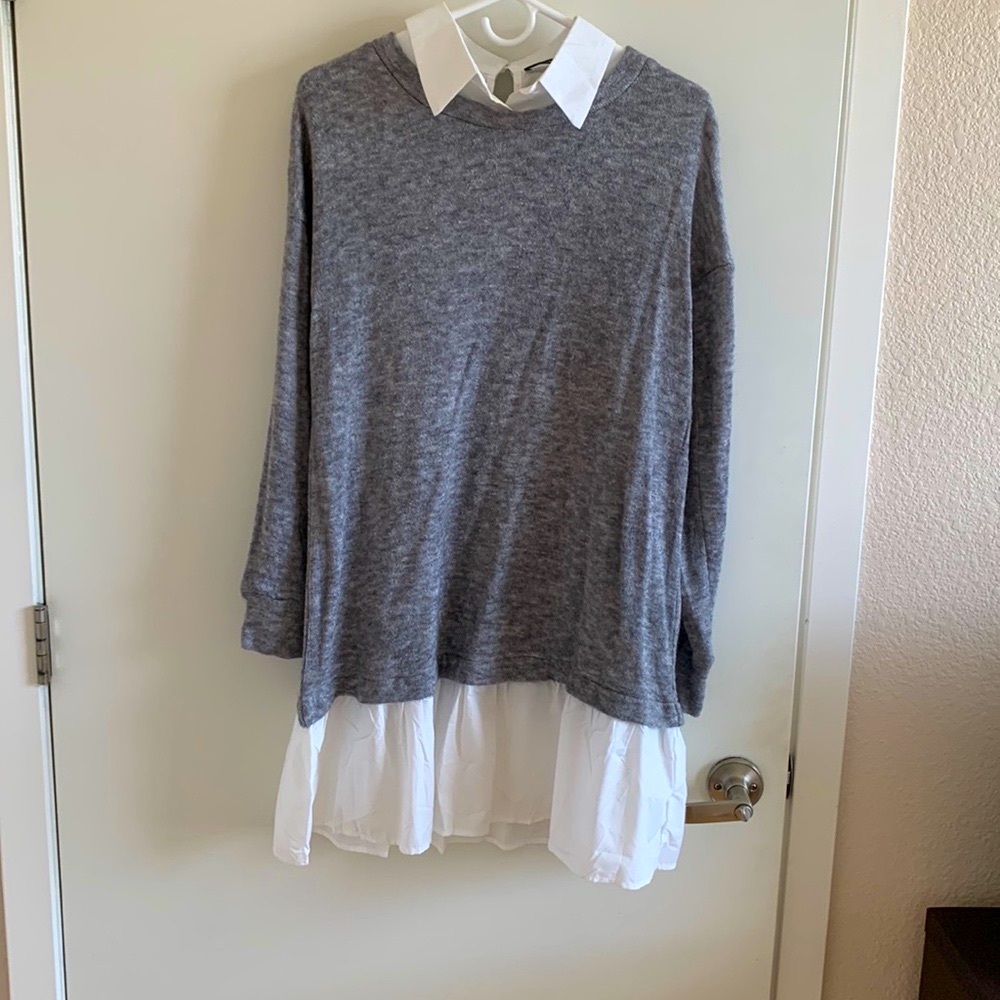 Sweater Shirt Dress